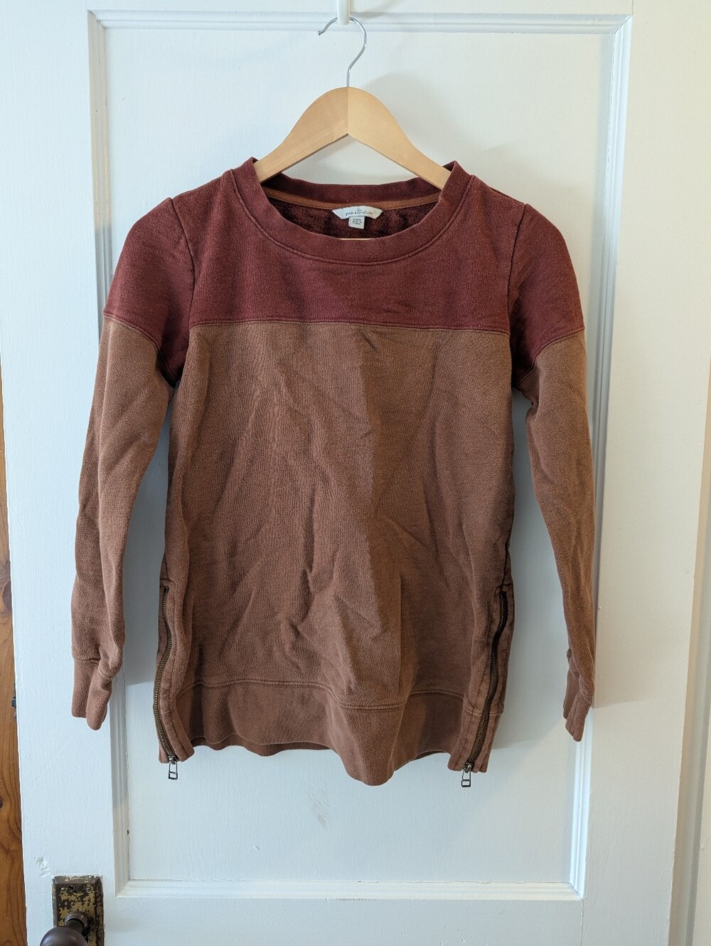L.L.Bean Signature Crewneck Sweatshirt Tunic Women's Regular XXS